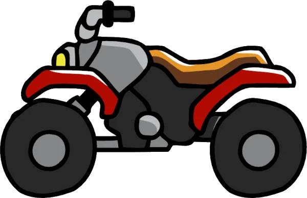 Cartoon ATV Quad Bike PNG Transparent Background