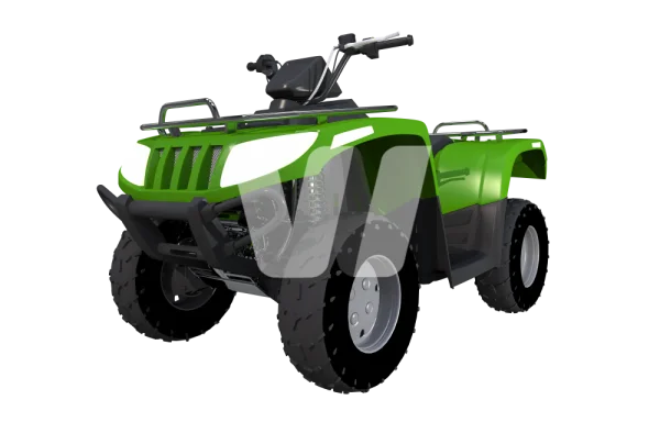 Green ATV Transparent PNG