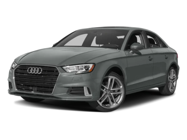 Gray Audi A3 Sedan PNG Transparent Background