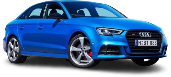 Blue Audi S3 Sedan Transparent PNG