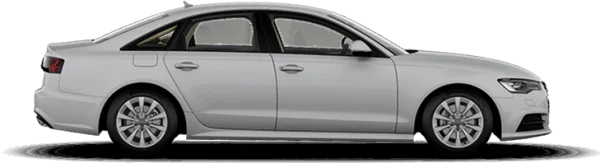 Silver Modern Sedan Car PNG Transparent Background
