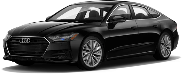 Black Audi A7 Sportback PNG Transparent