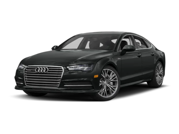 Black Audi A7 Car PNG Transparent Background
