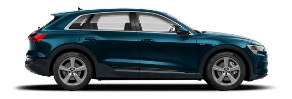 Blue Audi E-Tron SUV Transparent PNG