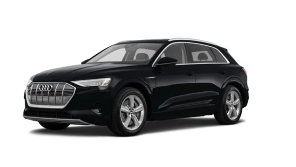 Black Audi e-tron Electric SUV PNG Transparent Background