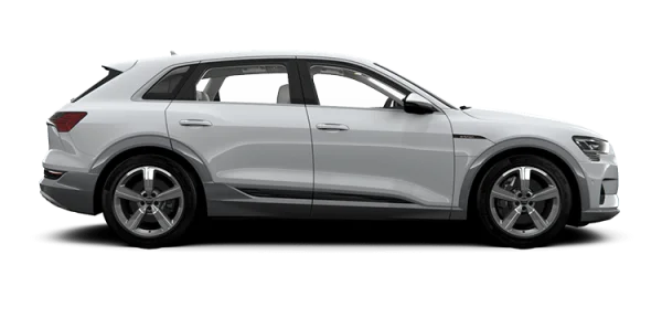 White Audi e-tron SUV Transparent Background