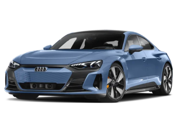 Blue Audi e-tron GT Electric Car PNG Transparent
