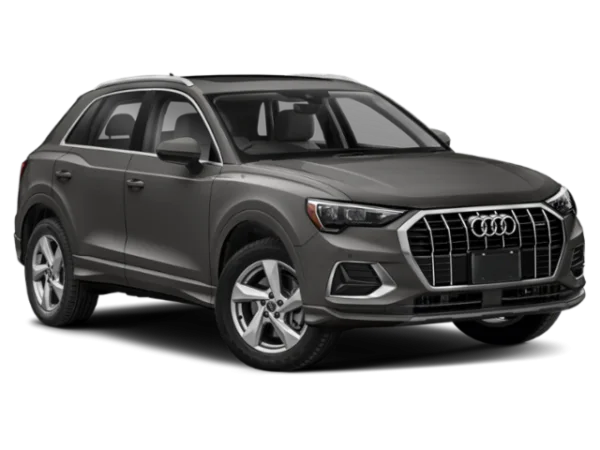 Gray Audi Q3 SUV PNG Transparent Background