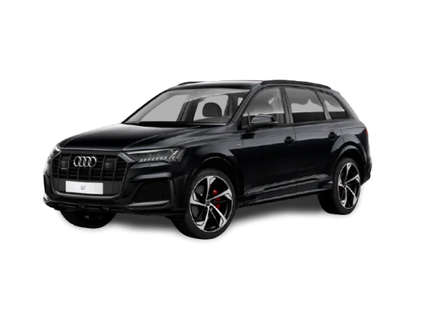 Black Audi Q7 SUV PNG Transparent