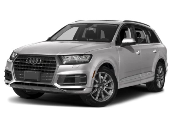 Silver Audi Q7 SUV PNG Transparent