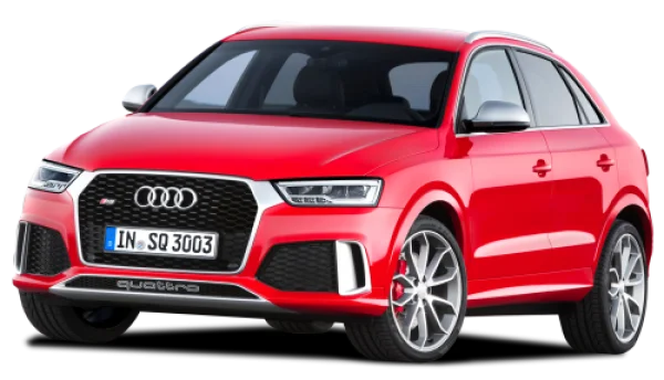 Red Audi RS Q3 Car PNG Transparent Background