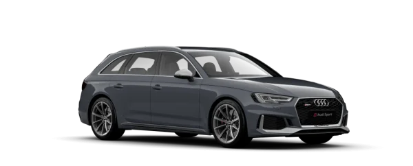 Grey Audi RS4 Avant PNG Transparent Background