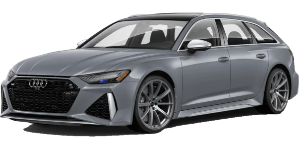 Gray Audi RS 6 Avant Car PNG Transparent
