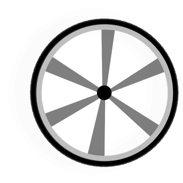 Simple Wheel PNG Transparent Background