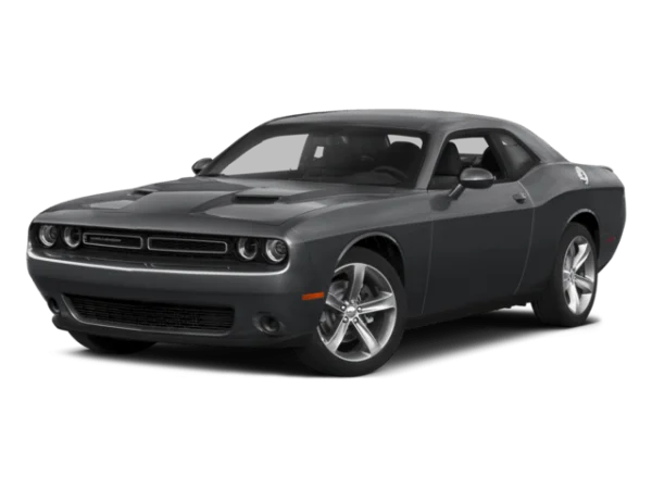 Grey Dodge Challenger Car PNG Transparent