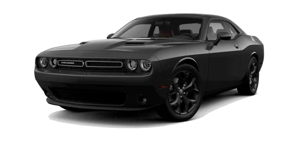 Black Dodge Challenger PNG Transparent Background
