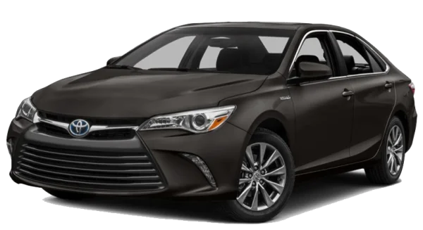 Dark Gray Toyota Camry Sedan PNG Transparent Background