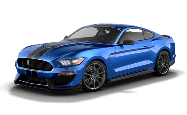 Blue Ford Mustang Shelby GT350 PNG Transparent