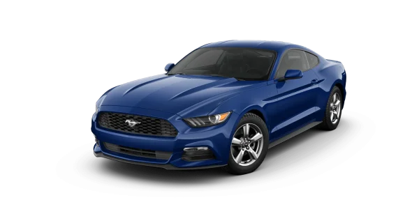 Blue Ford Mustang Car PNG Transparent Background