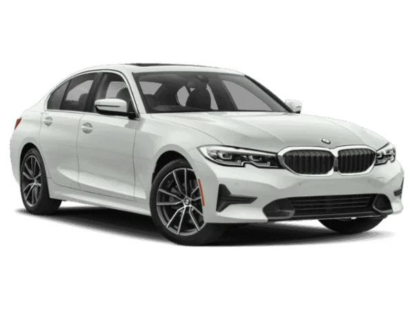 White BMW 3 Series Sedan PNG Transparent