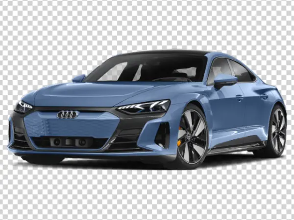 Blue Audi e-tron GT Electric Car PNG Transparent