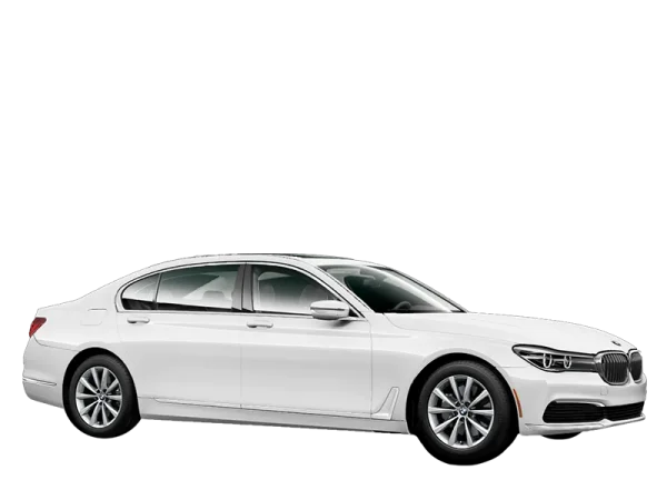 White BMW 7 Series Sedan PNG Transparent