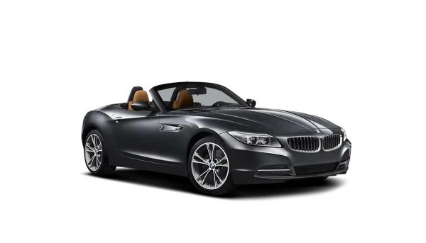 Dark Gray BMW Z4 Convertible PNG Transparent Background