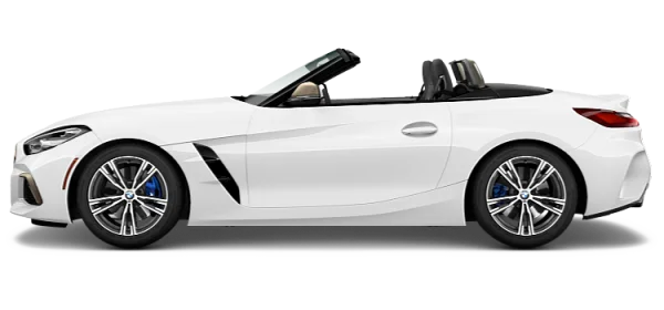 White BMW Z4 Roadster Car PNG