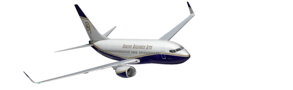Boeing Business Jet PNG Transparent Background