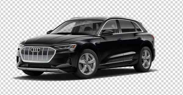 Black Audi E-tron Electric SUV PNG
