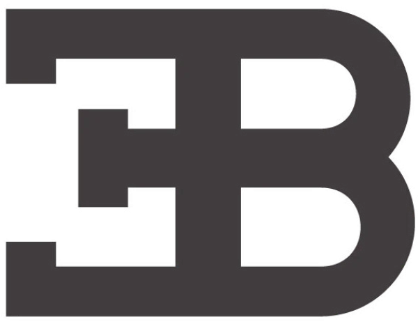 Bugatti EB Monogram Logo PNG Transparent