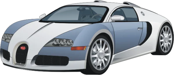 Bugatti Veyron Sports Car PNG Transparent
