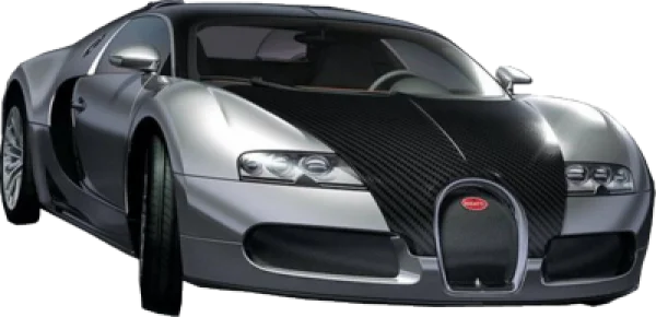 Bugatti Veyron Supercar PNG Transparent Background
