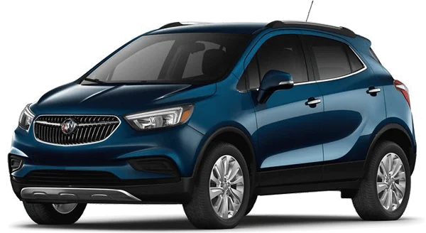Blue Buick Encore SUV Transparent Background PNG
