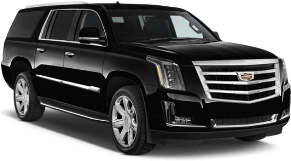 Black Cadillac Escalade SUV PNG Transparent Background