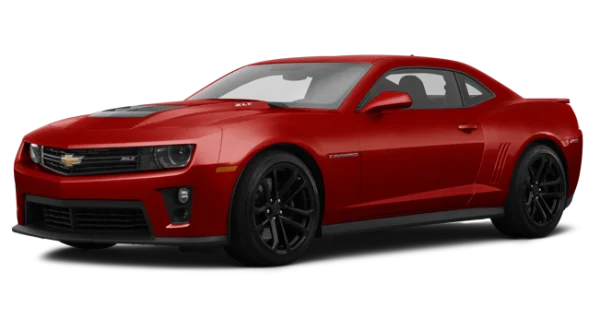 Red Chevrolet Camaro ZL1 PNG Transparent Background