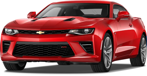 Red Chevrolet Camaro SS PNG Transparent Background