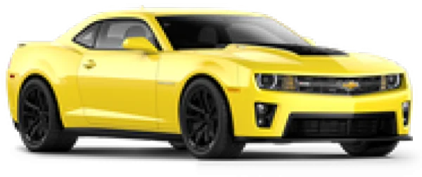 Yellow Chevrolet Camaro Sports Car PNG Transparent