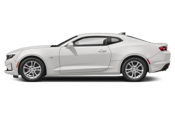 White Chevrolet Camaro Coupe PNG Transparent Background
