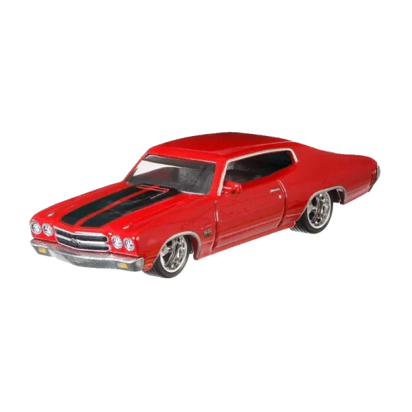 Red Chevrolet Chevelle SS Muscle Car PNG Transparent Background