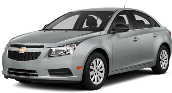 Silver Chevrolet Cruze PNG Transparent Background