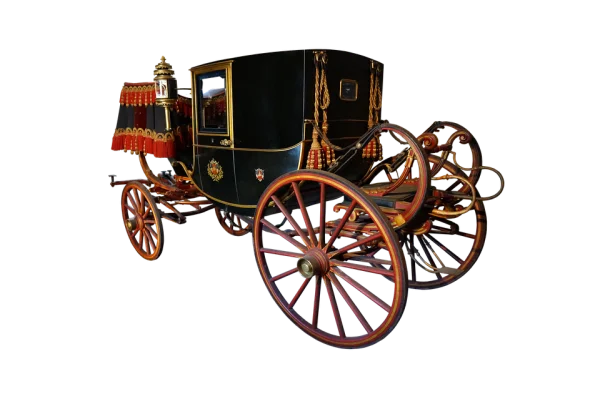 Ornate Royal Carriage PNG Transparent Background