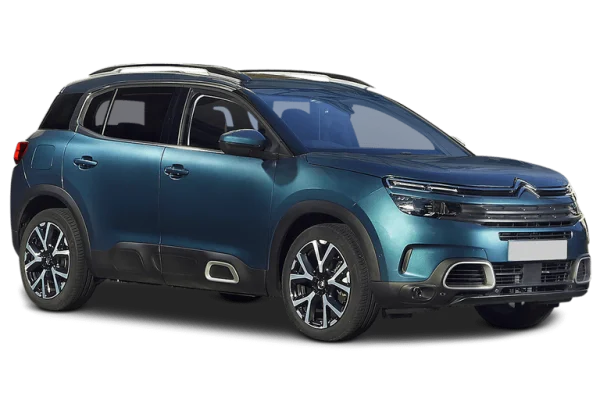 Blue Citroën C5 Aircross PNG Transparent Background