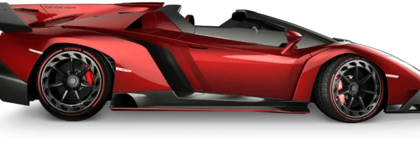 Red Luxury Sports Car PNG Transparent Background