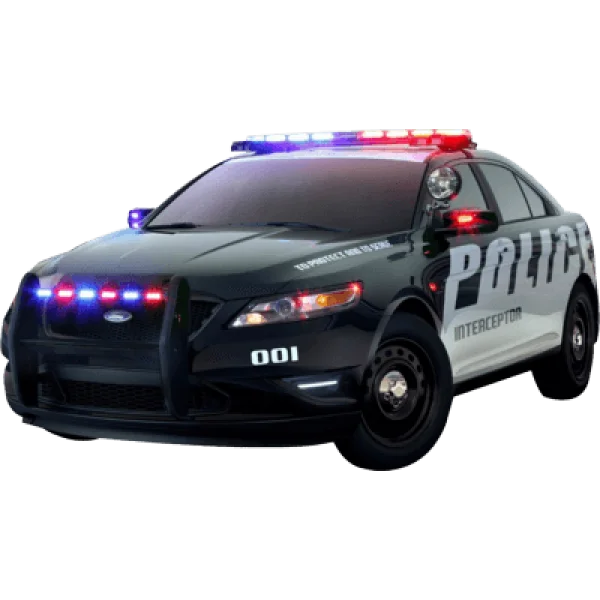 Police Car Transparent Background PNG