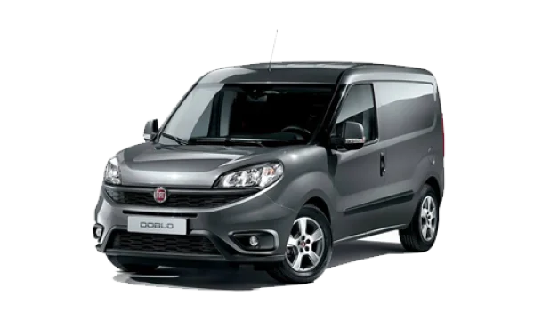 Gray Fiat Doblo Cargo Van PNG Transparent Background
