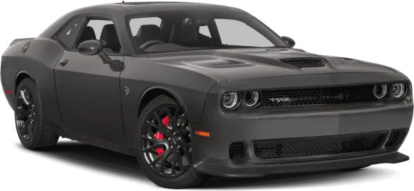 Dark Grey Dodge Challenger SRT Hellcat PNG