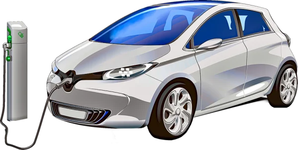 Electric Car Charging Station PNG Transparent Background