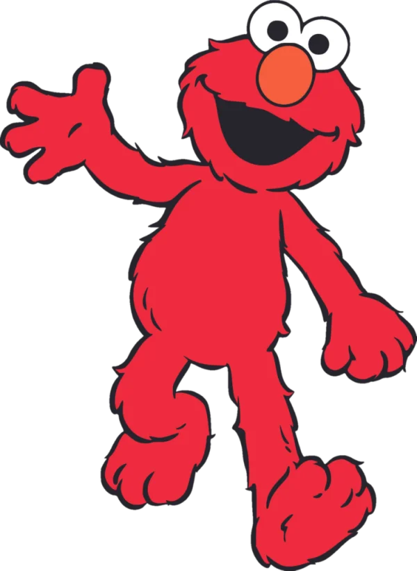Elmo Waving PNG Transparent Background