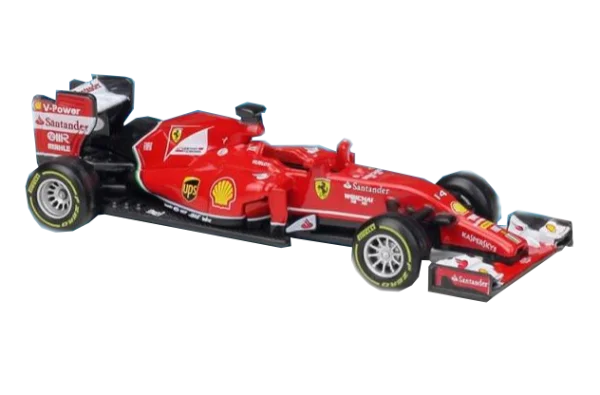 Red Ferrari Formula 1 Race Car PNG Transparent Background